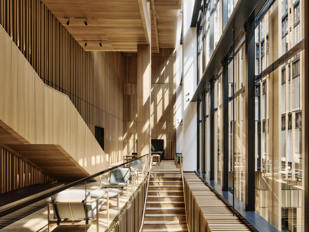 Australian embassy Washington DC timber interior