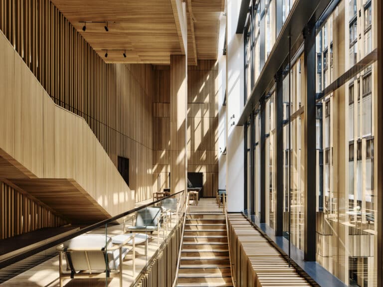 Australian embassy Washington DC timber interior