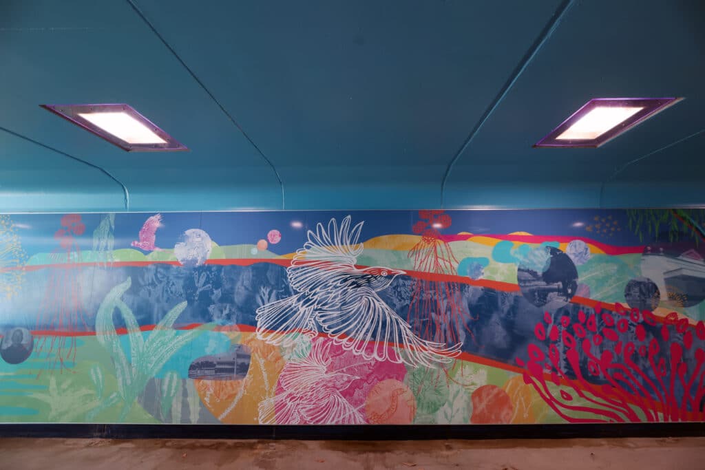 Bayswater train station art