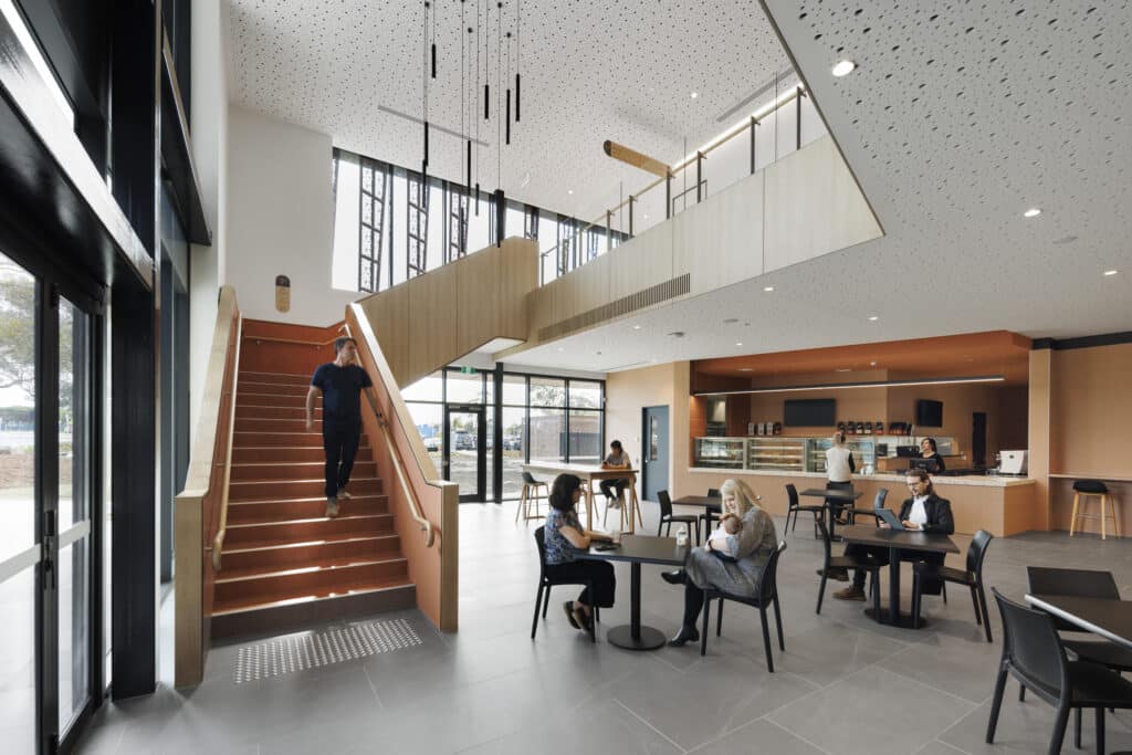 Brimbank aquatic and wellness centre stairs