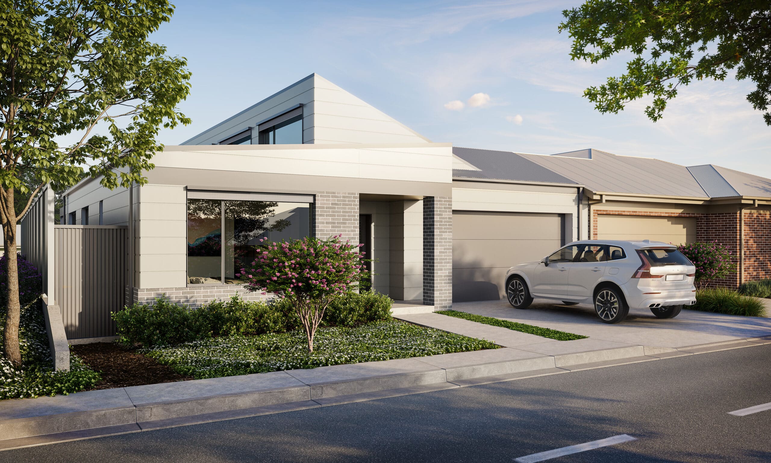 Gold Creek passive house front exterior