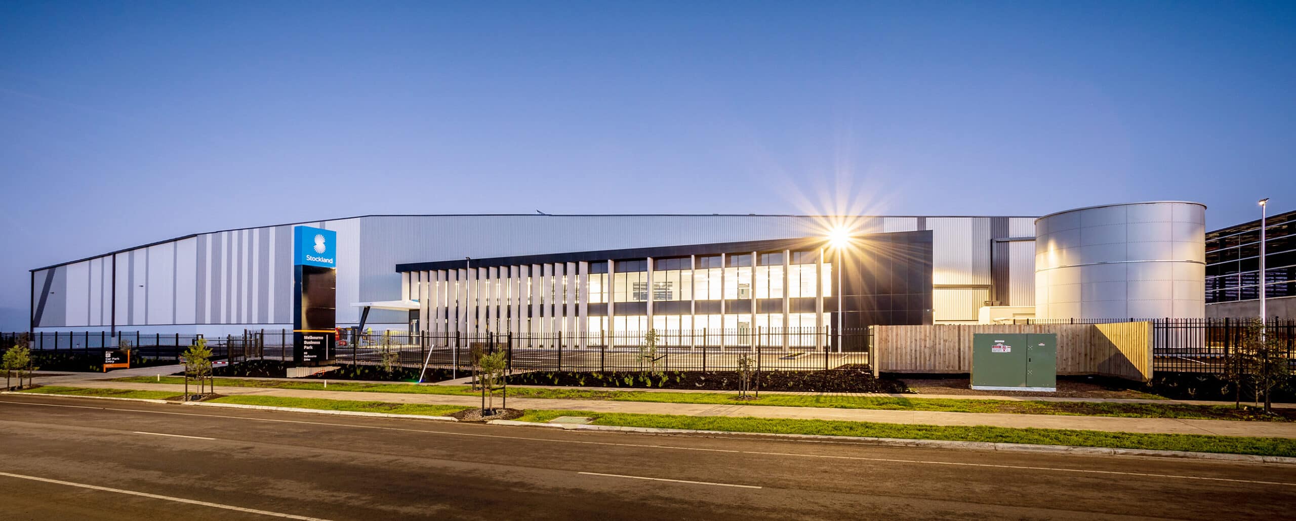 melbourne business park facade
